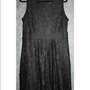 Lane Bryant Black Lace Dress, Size 20